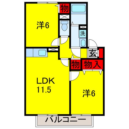 姉ケ崎駅 徒歩14分 1階の物件間取画像